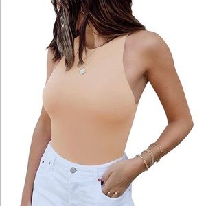 Nude Zara dupe high neck bodysuit